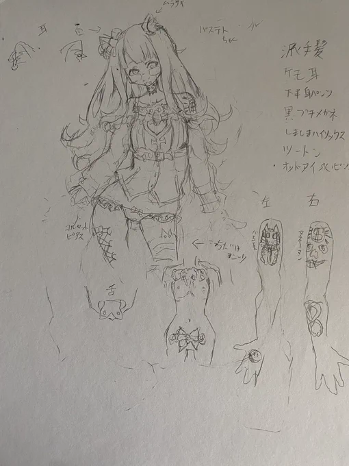 デザインの方はこちらで決定としようかと思います!!タトゥーは今後増える前提で今くらいの量で一旦決まりで?

皆さんたくさんのアイデアありがとうございました✨

名前はバステトです!是非よろしくお願いします✨ 
