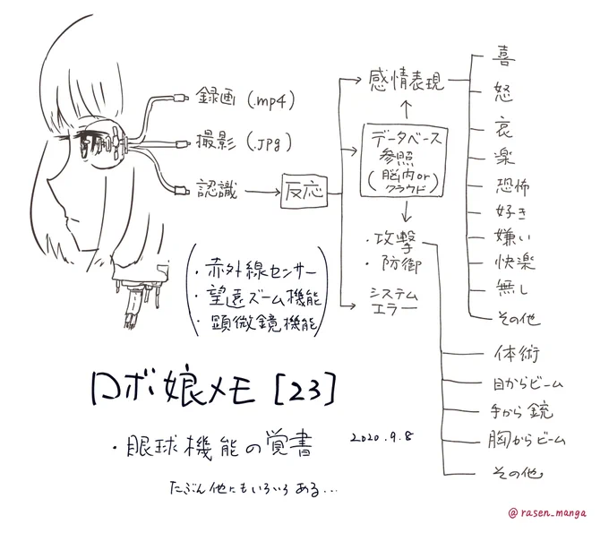 ロボ娘メモ【23】

眼球機能の(とりあえず)覚え書き 