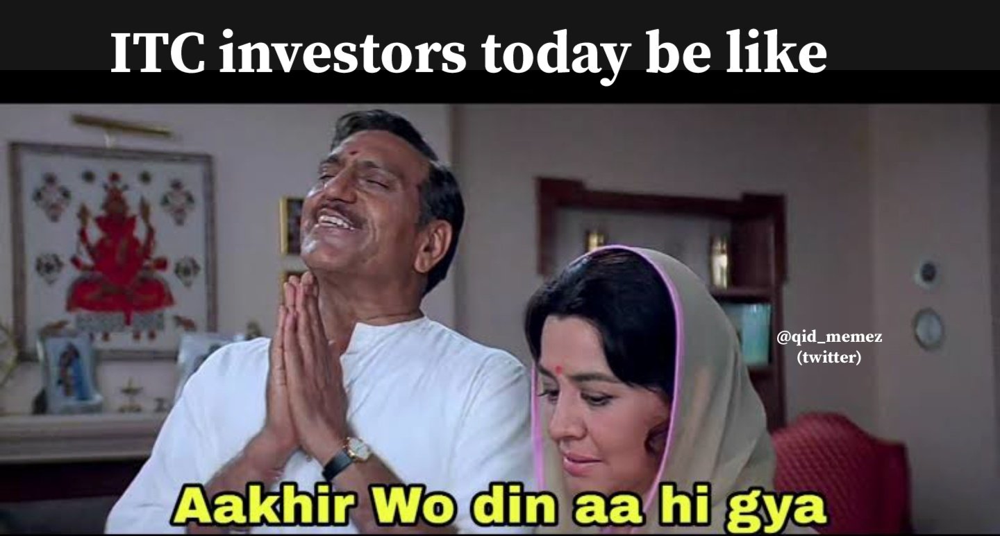 Finance Memes on Twitter "ITC dividend credited 😀 https//t.co