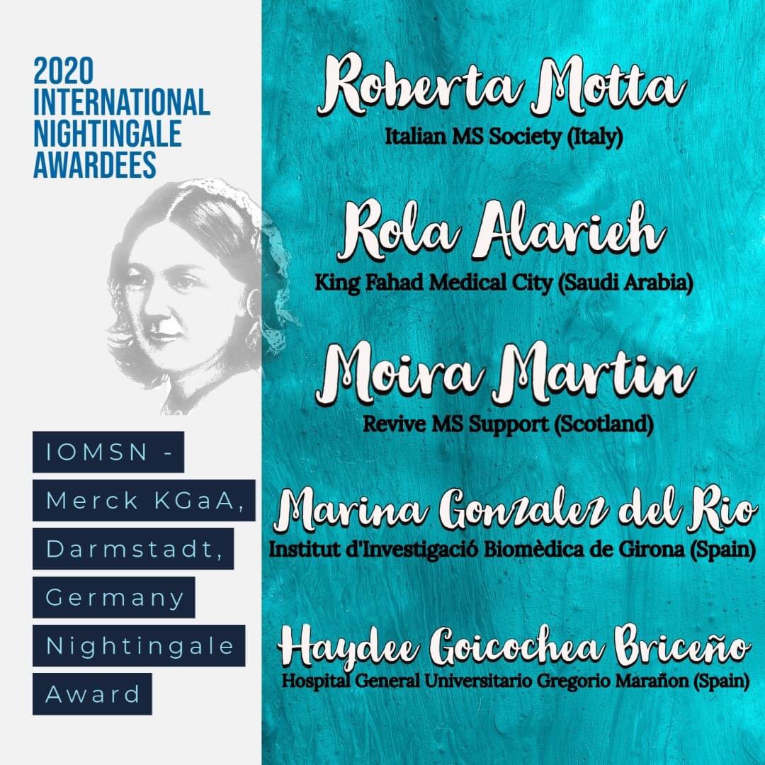iamIOMSN's tweet photo. Congratulations to all the 10 Recipients of the 2020 IOMSN – Merck KGaA, Darmstadt, Germany Nightingale Award!!!

#caughtyoucaringiomsn #nightingaleaward2020 https://t.co/V802V8CwwV