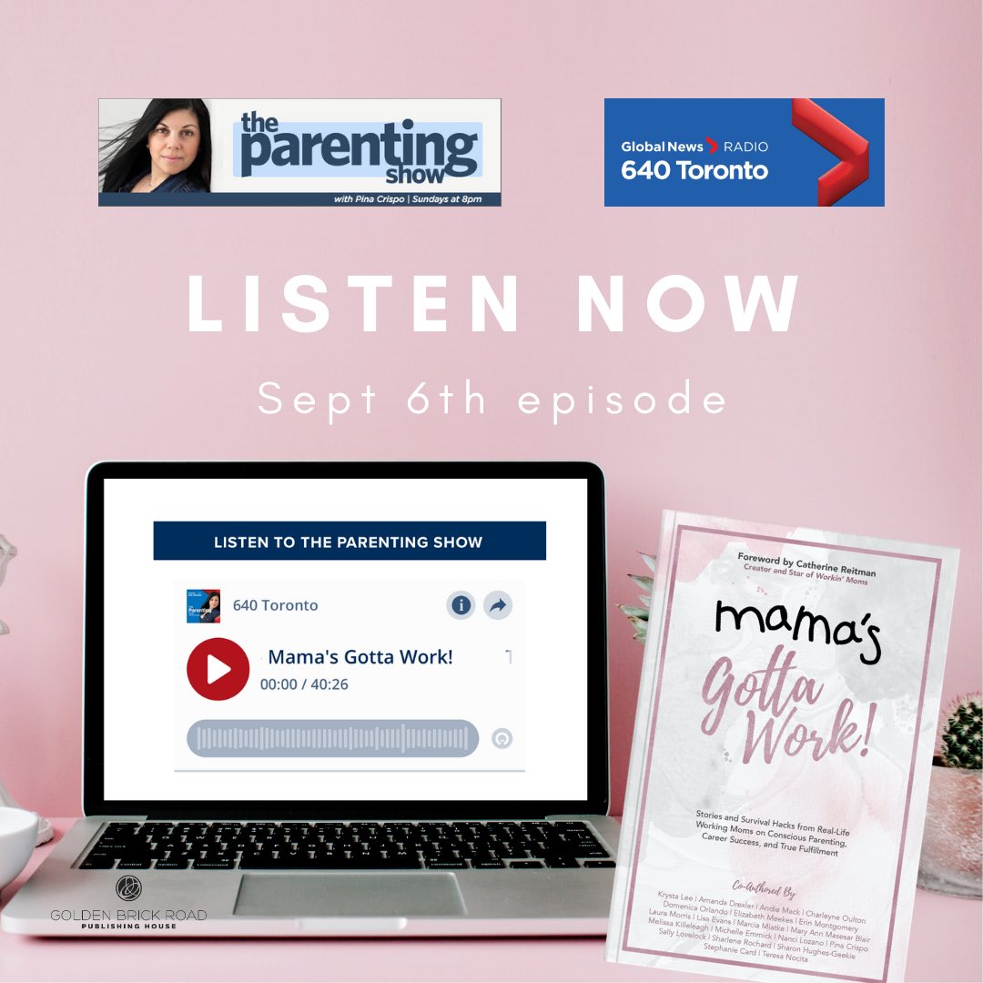 TheKyleeWay's tweet photo. Yesterday we aired on The Parenting Show on @AM640 Toronto with Corus Radio !!! I was interviewed as the publisher of #mamasgottawork with authors @krystalee111 and @chic_mamma 🤩 

here is the reply: https://t.co/URaLQ4G3zS ✨ https://t.co/iAFsMkfnfE