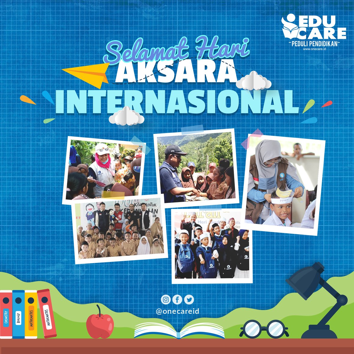 onecareid's tweet photo. Selamat Hari Aksara Internasional.

Simak selengkapnya di laman resmi One Care!
Instagram :
https://t.co/W0VuPR8T3i

Facebook :
https://t.co/pLqrfWsPlk
.
#HariAksaraInternasional #HariAksara
#KabarKemanusiaan https://t.co/s699rLH0hj
