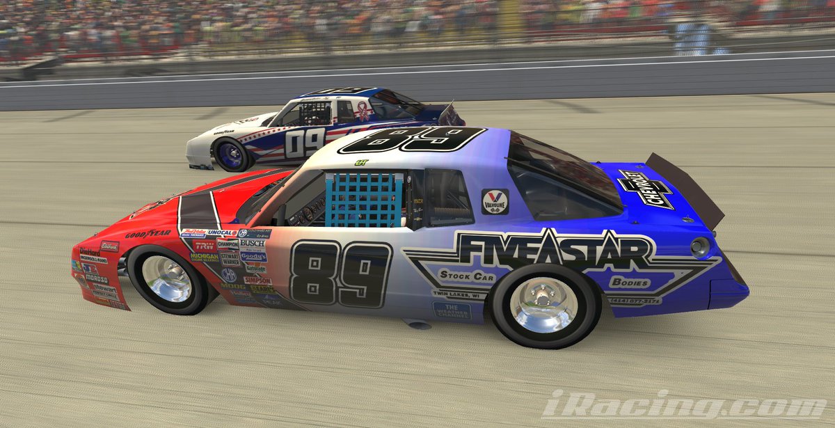 BackRowMotors's tweet photo. Fun race tonight at Michigan in the @3WideRCN @cold_hard_art Series. The 89 came home with a solid P10 finish! Hard and clean racing tonight #BRM https://t.co/jE3F64vqv1