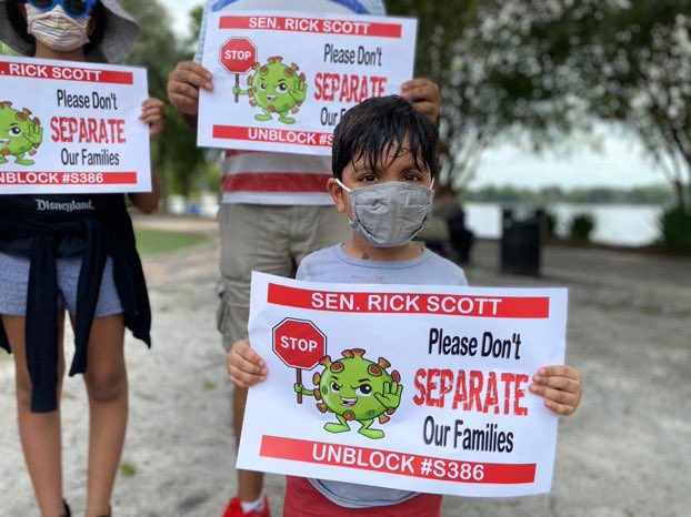 loveyoumykids's tweet photo. @SenRickScott Dear @SenRickScott What an amazing energy these junior volunteers bring to #walkforequality. 

These kids are the future of this country but many of them will end up self-deporting without the only relief #S386. Please help our children

#S386IsGoodForAmerica #S386IsFair https://t.co/BP2fEB9L7G