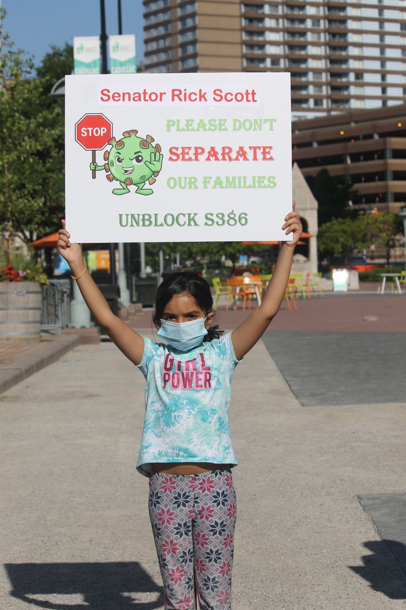 loveyoumykids's tweet photo. @SenRickScott Dear @SenRickScott What an amazing energy these junior volunteers bring to #walkforequality. 

These kids are the future of this country but many of them will end up self-deporting without the only relief #S386. Please help our children

#S386IsGoodForAmerica #S386IsFair https://t.co/BP2fEB9L7G