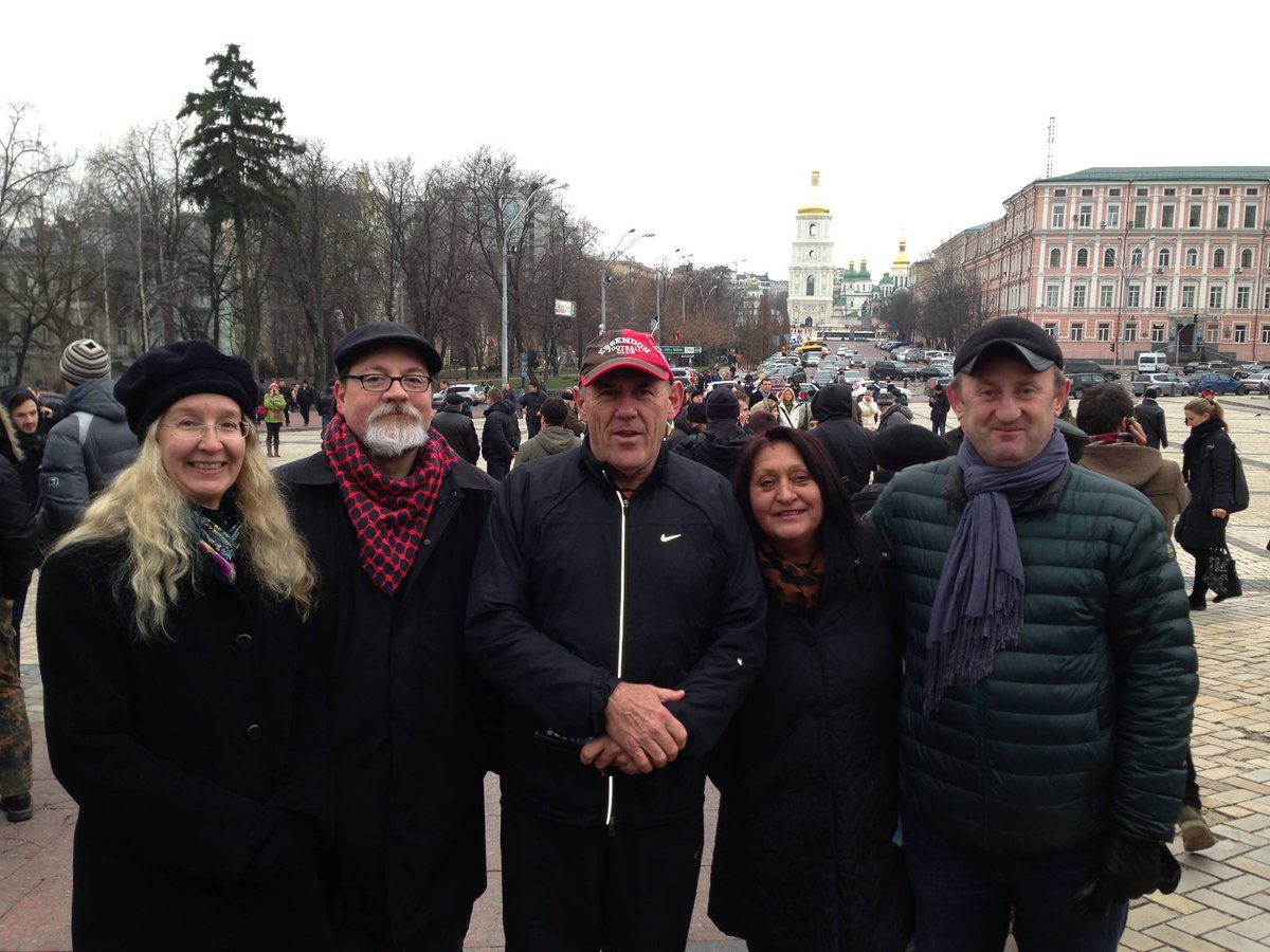 During the Euromaidan, Ratushnyy took several photos with Marko and Ulana Suprun, everyone's favorite diasporan Banderite power couple. Also in the first pic is OUN-B leader Stefan Romaniw ("my combative deputy"? ["mій бойовий заступник"]) and his wife:  https://www.facebook.com/photo.php?fbid=740926875936881&set=pb.100000587270958.-2207520000..&type=3