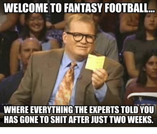 EthanGouldYEEE's tweet photo. Final of 4 fantasy drafts done. ✔ Ready now to hate the next 3 months of my life. ✔ #maythefunbegin 🤙 https://t.co/mjOOOspuno