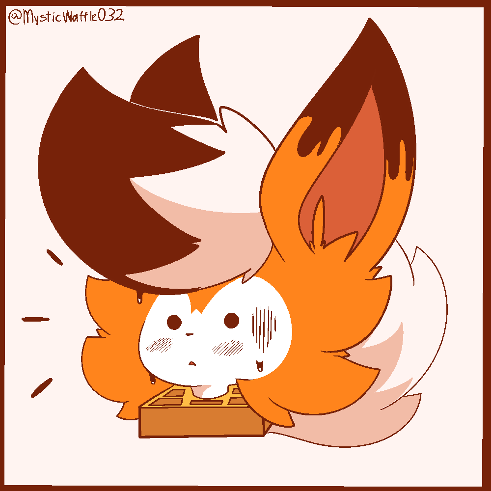 Mysticwaffle032's tweet photo. Waffleroc is too nervous, please don't make him cry he just want to invite you for waffles sometime. (Also went ahead and fully remastered my pfp for my own benefit.) https://t.co/p16WWbb8As