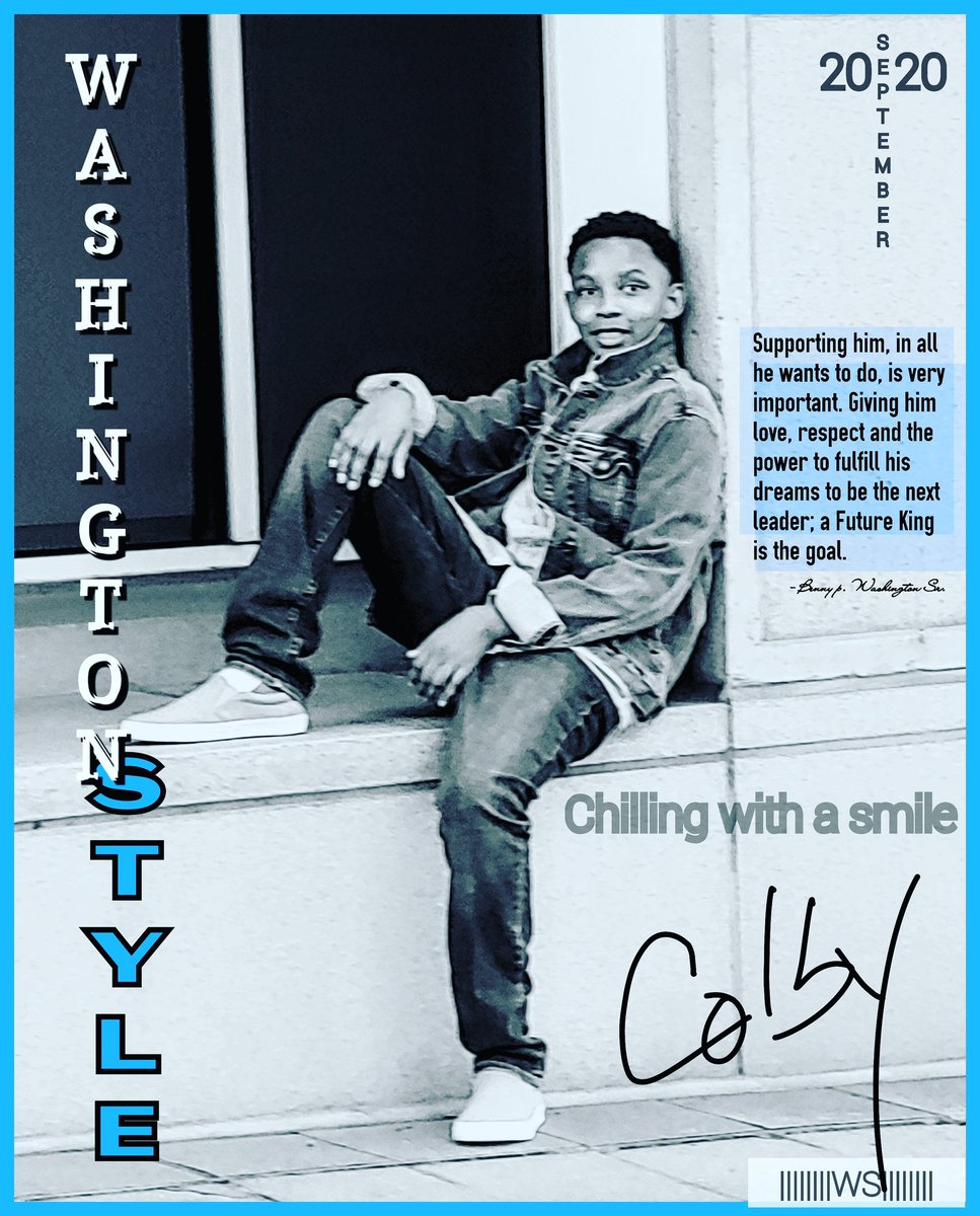 bpw_sr's tweet image. #WashingtonStyle #FutureKings Chilling with a smile.