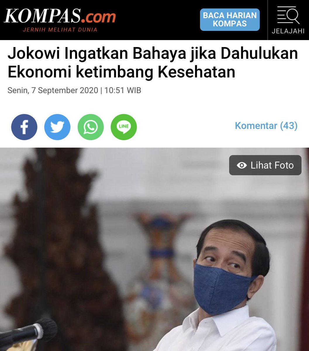ChristWamea's tweet photo. Dari awal langkah2 yg diambil utk mengatasi dampak corona kembali meyesatkan dirinya sendiri. Pemimpin inkonsisten yg cerdas. https://t.co/QRhDyeJkk8
