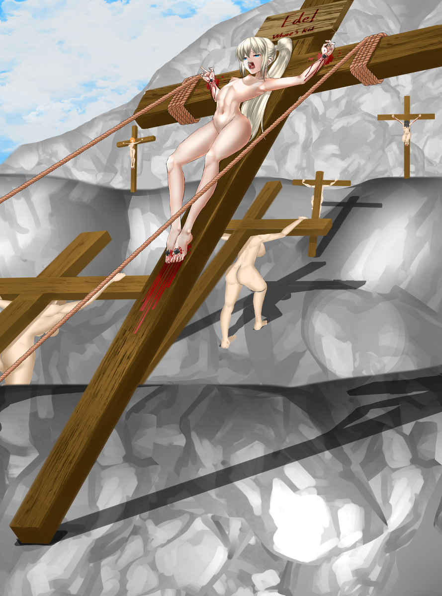 Red35542558's tweet photo. [R-18G] Mother and daughter crucified #エロ処刑 #全裸 #十字架 #磔 #crucifixion #crucified #極上の女体 https://t.co/50Mp9zFvqB https://t.co/HGcBHg1lmk