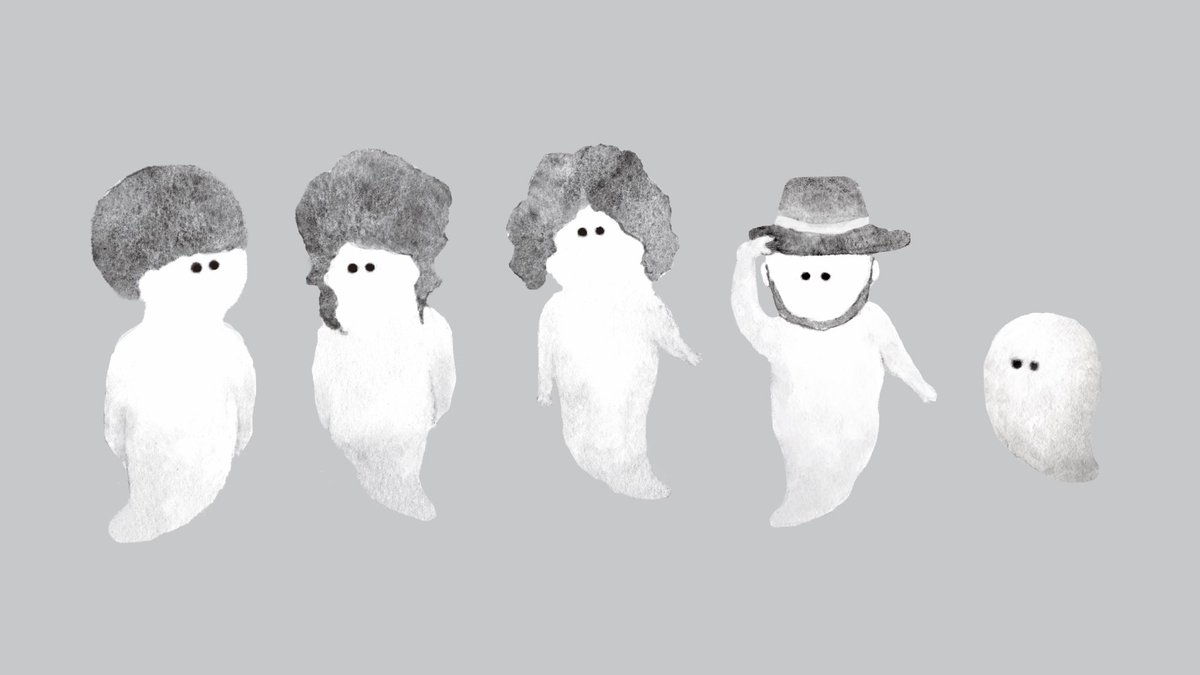 三好愛 クリープハイプさんの秋グッズ Tシャツ エコバッグ キャップ フレークシール グラスのイラストとデザイン制作をさせていただきました 新曲 幽霊失格 にちなみ いろんな幽霊を描いてます