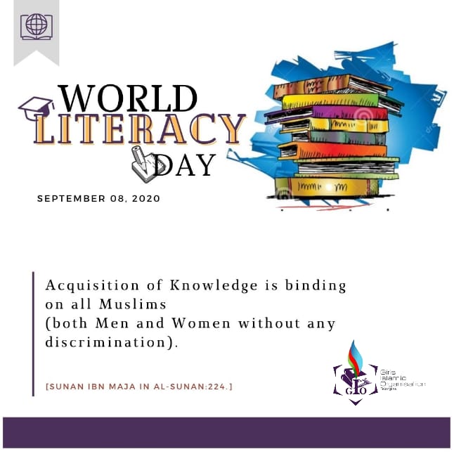 GIOTelangana's tweet photo. Acquisition Of Knowledge Is Binding On All Muslims (both men &amp; women without discrimination).
#InternationalLiteracyDay #TuesdayThoughts https://t.co/3owGU3w56O