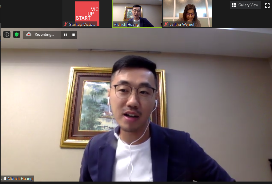 australia_tsn's tweet photo. We're now live with @Aldrich_Huang to hear more about helping clients and customers to better understand each other 🎉

"You need to understand your users' needs before developing product!"

#GlobalLaunchpad @techstars https://t.co/1uQbPNyuow