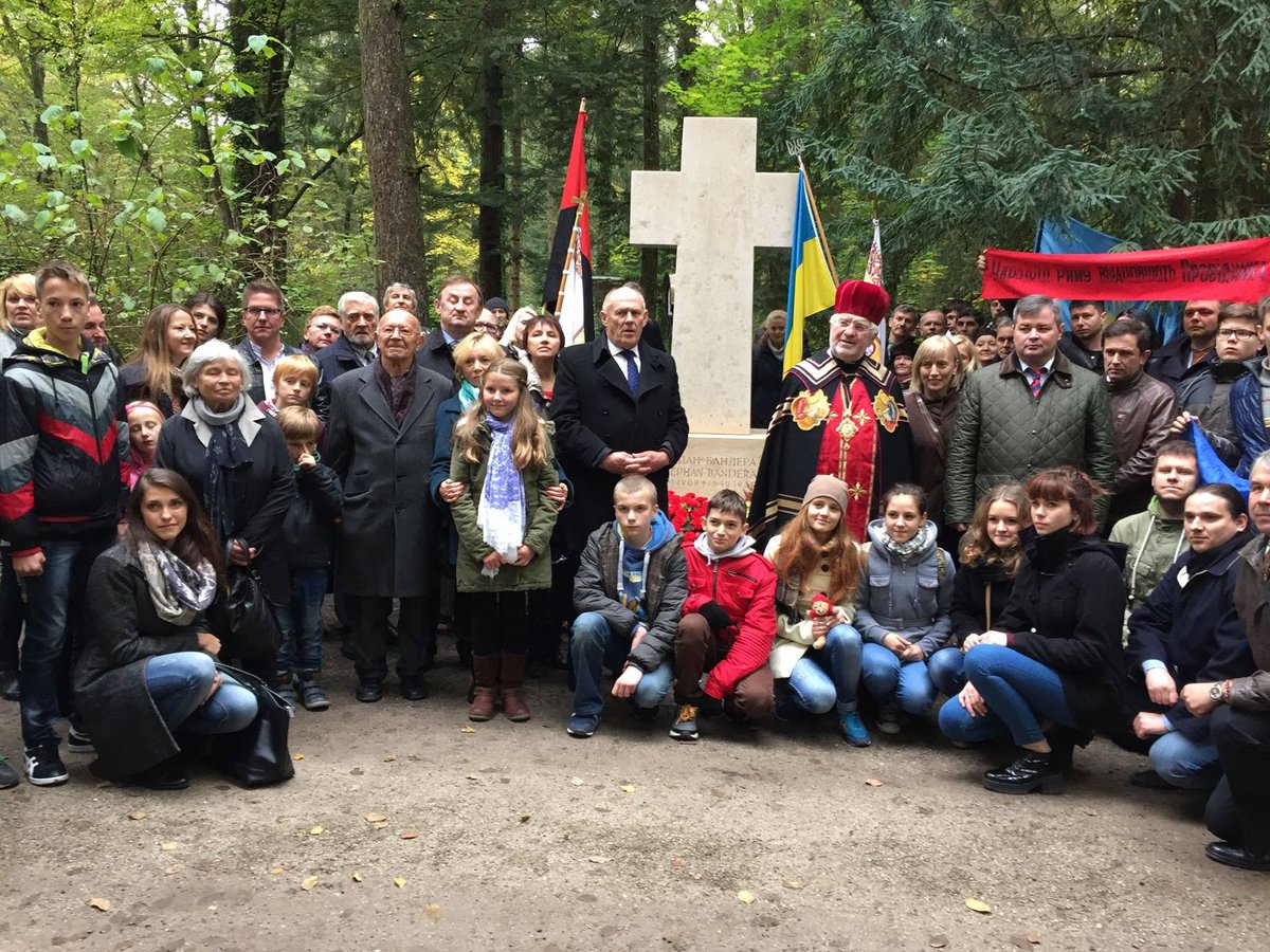 October 2015, back in Munich for the 56th anniversary of Stepan Bandera's assassination