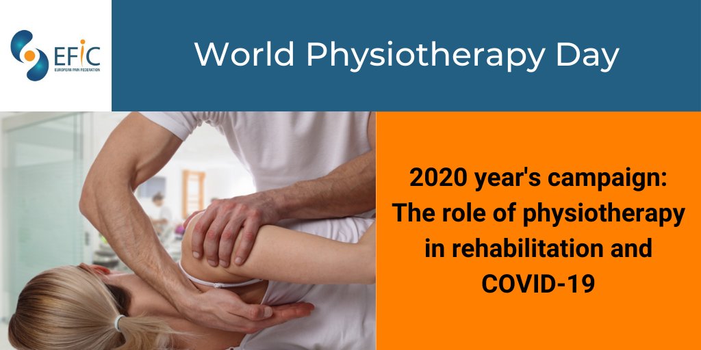 EFIC_org's tweet photo. Today is #WorldPTDay! The European Pain Federation EFIC wants to acknowledge, raise awareness, and thank #physiotherapists for all the work they do in pain management and prevention. Read more here: https://t.co/QCfYE69XHq https://t.co/2YR5fxqY4J