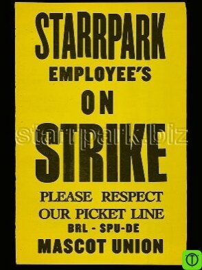 Please respect our picket line. #StarrPark