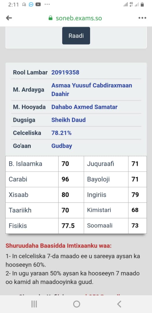 DairySom's tweet photo. Congrats to My daughters
1 Sumayo Yusuf Abdirahman 
2 Balqiiso Yusuf Abdirahman 
3 Asmaa Yusuf Abdirahman 
for the milestone and successful completion, 
You deserved more than that, however, try your best and step forward. *SKY IS YOUR LIMIT* 
Wish you all the best!! https://t.co/HpOPhzehIC
