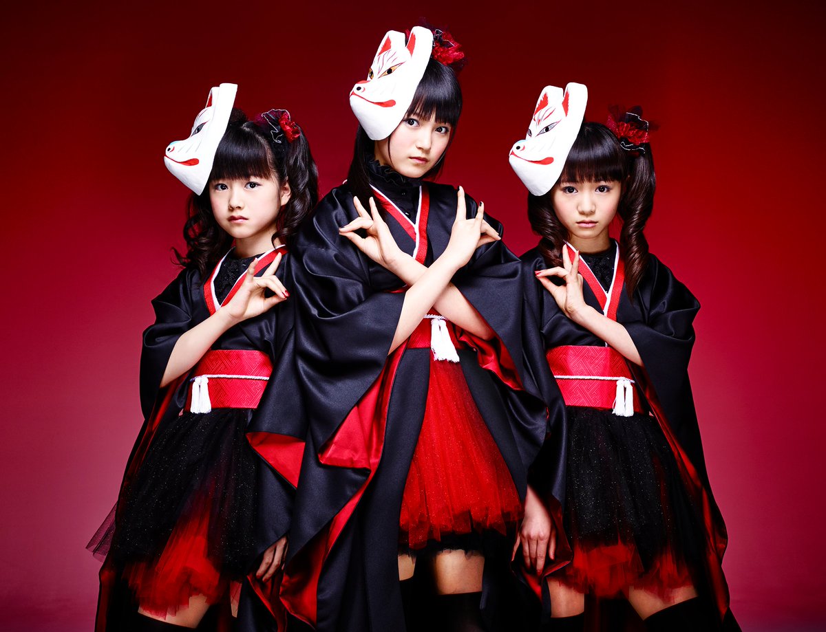 For those wondering, the girls are now 21-22, but Babymetal began 10 years ago! It's a deliberate fusion of metal & Japanese idol music. None were familiar with metal before, so much that when they were asked once to '', they mistook it for a kitsune & it became their signature