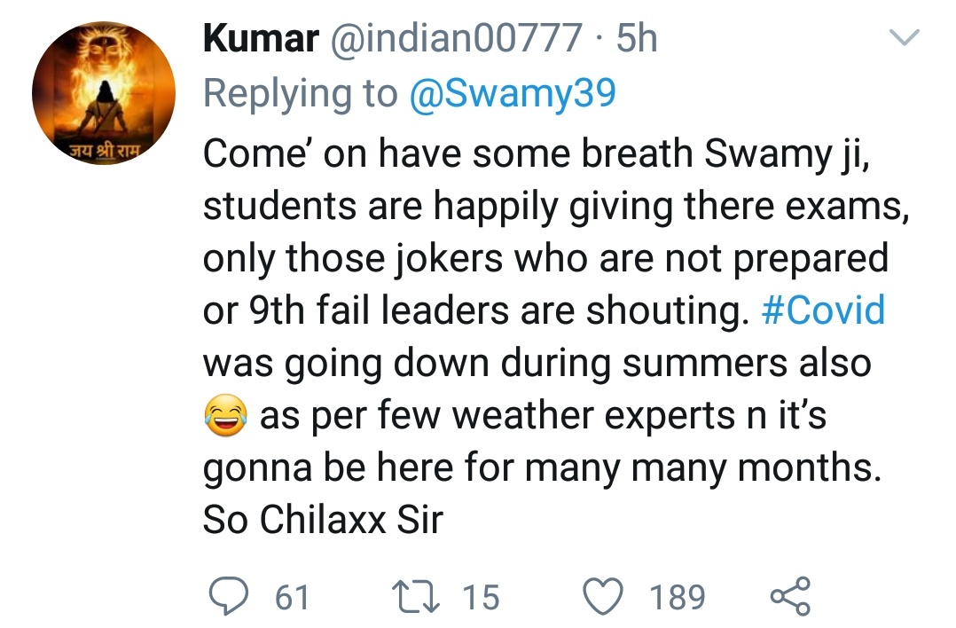 Paramit68752434's tweet photo. #ParentsDemandPostponeNEET
#postponeNEET 
#NEET 
#9Baje9Minute 
Who is this yrr?? He is a liar https://t.co/Zu1eJXJPtE