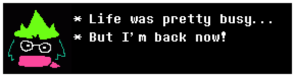 LewdBxsiness's tweet photo. Ralsei has something to tell everyone! https://t.co/DbNqAah8AQ