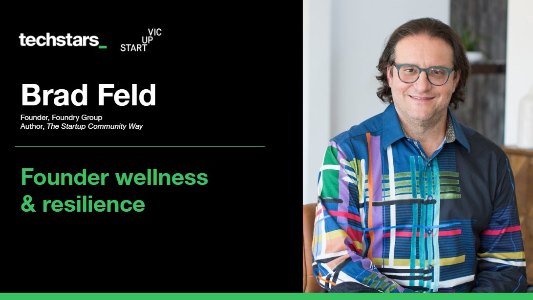 australia_tsn's tweet photo. What an incredible day!

Our closing keynote is from @bfeld on Founder Wellness and Resilience ✨

#GlobalLaunchpad @techstars https://t.co/OG5JOWJ99I