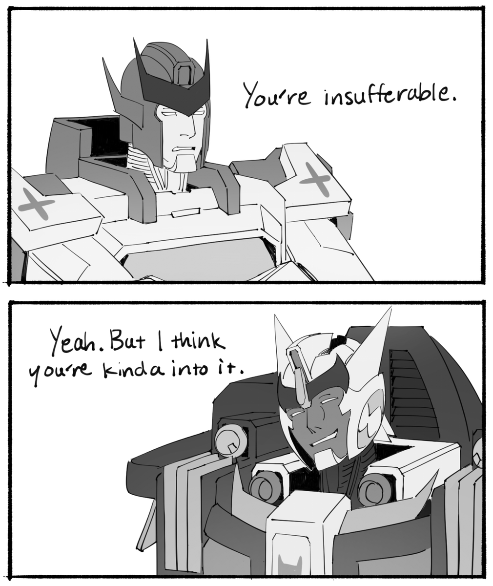 fangedteef's tweet photo. ok last one for the night, have deadlock being flirty https://t.co/gggyqTzxco