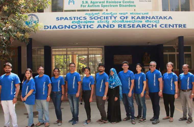 Maudgal's tweet photo. Proud to be associated with the #IBMVolunteers; We were recognized as a team, for mentoring people with disabilities. Kudos to my fellow IBM Volunteers, some of who have been driving this initiative for many years. https://t.co/SbyGEMXnG5