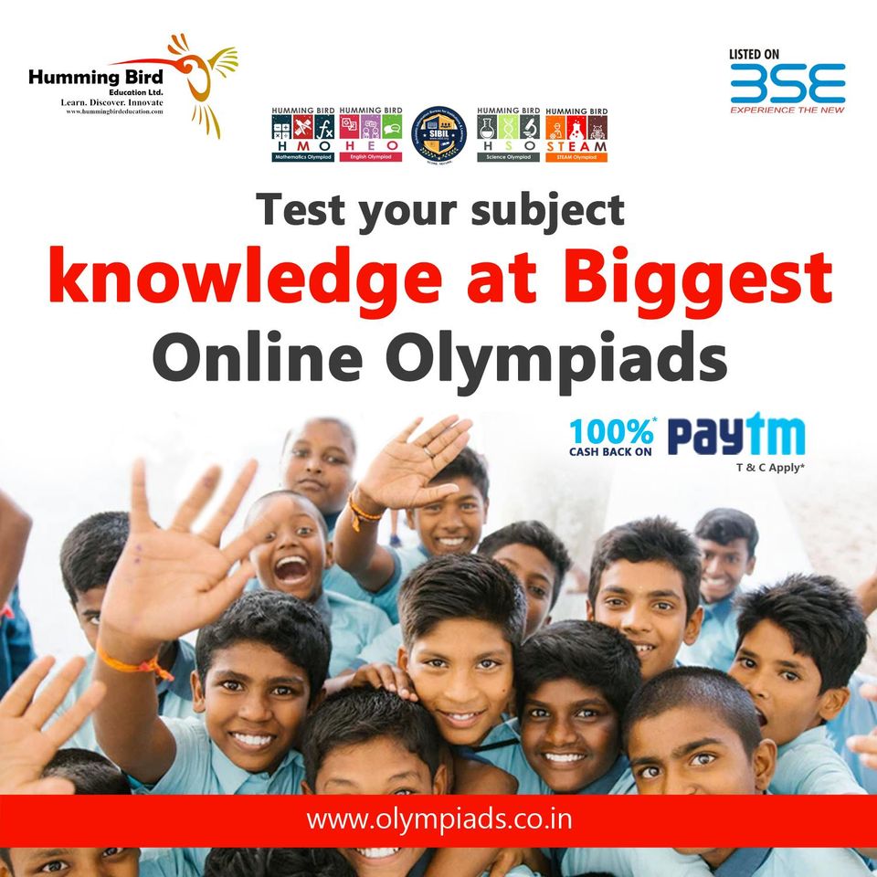 HummingBird_Edu's tweet photo. Test Your Subject
Knowledge at Biggest Online Olympiads
100% CashBack
Click Here to Register
https://t.co/7nOWHC1Rie
#Children #Education #International #Winner #SmartWork #SmartEductaion #Study
Call Us @ 011-47096144, 9953777349
Mail Us @ info@hummingbirdeducation.com https://t.co/rC2eCQZxlF