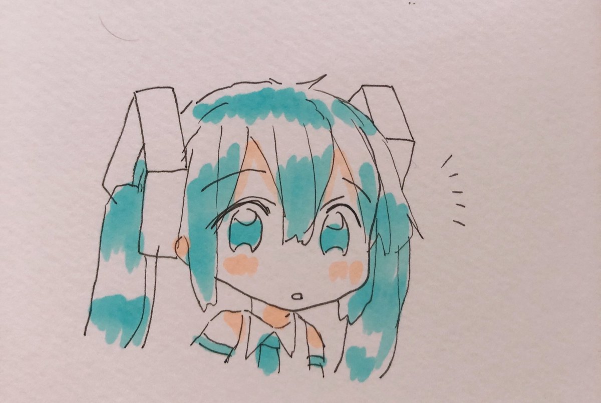 初音ミク 「「なんで!?!?」 」|sakiのイラスト