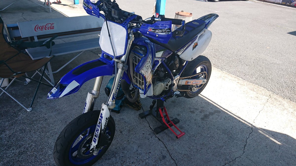 YAMAHA YZ80 モタード ナンバー取得可 キャリパサポート交換必須 www