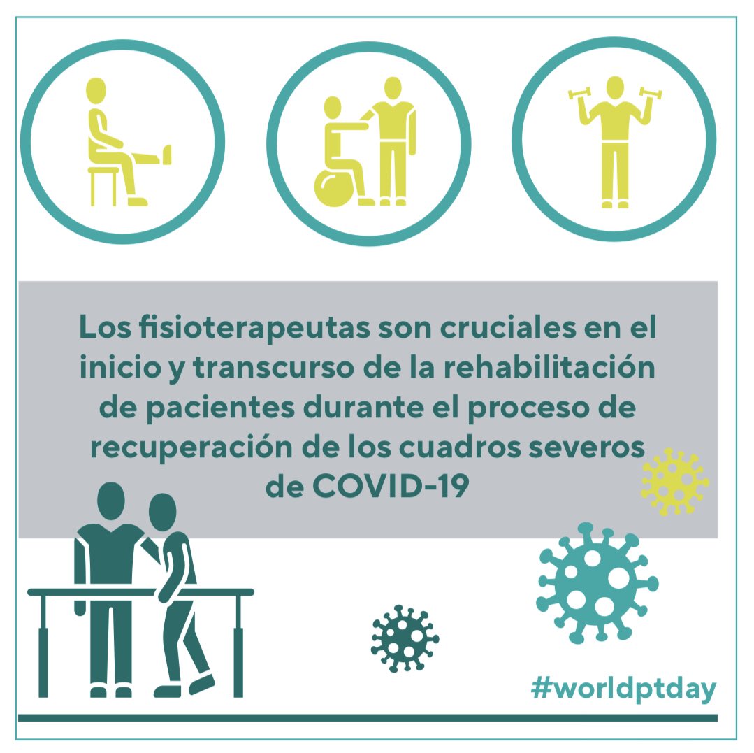_RaulFerrer's tweet image. La Fisioterapia es Esencial contra la #COVID19 

Hoy es un día especial para todos los fisioterapeutas, y para todos los pacientes que han vivido y por desgracia vivirán el papel fundamental de los fisioterapeutas en su recuperación del #COVID19.

¡Estamos contigo!

#WorldPTDay