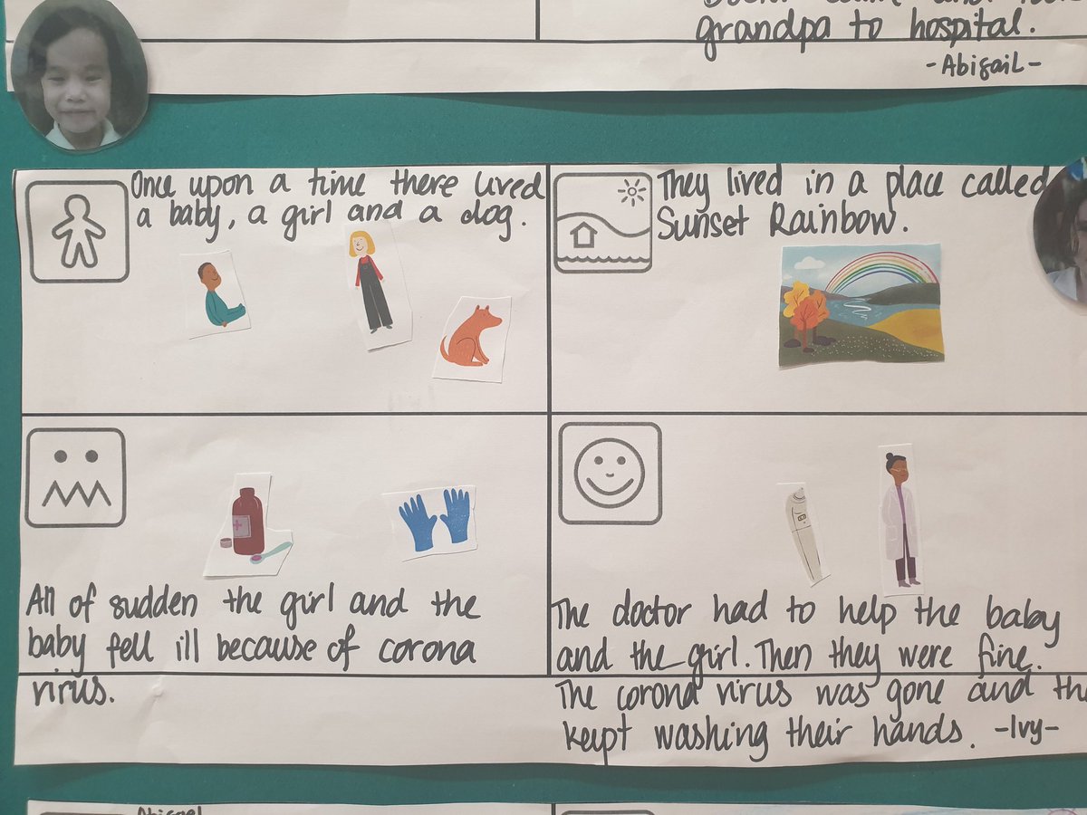 We've been discussing the Cornona Virus in Preschool. With the help of resources available on the <a href="/TalesToolkit/">Tales Toolkit</a> website, the children came up with some stories reflecting the current situation. #earlyyears #earlyyearsliteracy #talestoolkit <a href="/ImproveLearning/">Terry</a>