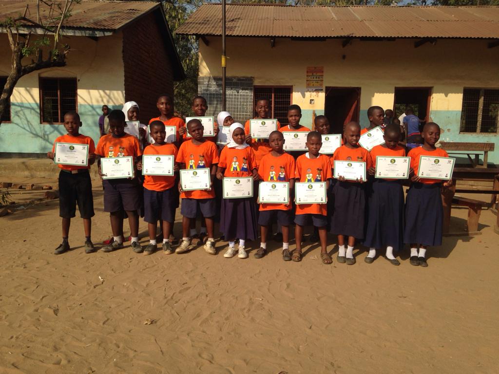 RaleighTanzania's tweet photo. Ealier last week, 20 students from Mgudeni primary school graduated from healthier lives, happier homes training on WASH as SWASH HEROES . Now they are ready and competent. They will cascade that education to their society as SWASH heroes. #healthlives #happierhomes #wash https://t.co/pgFgXeexAV