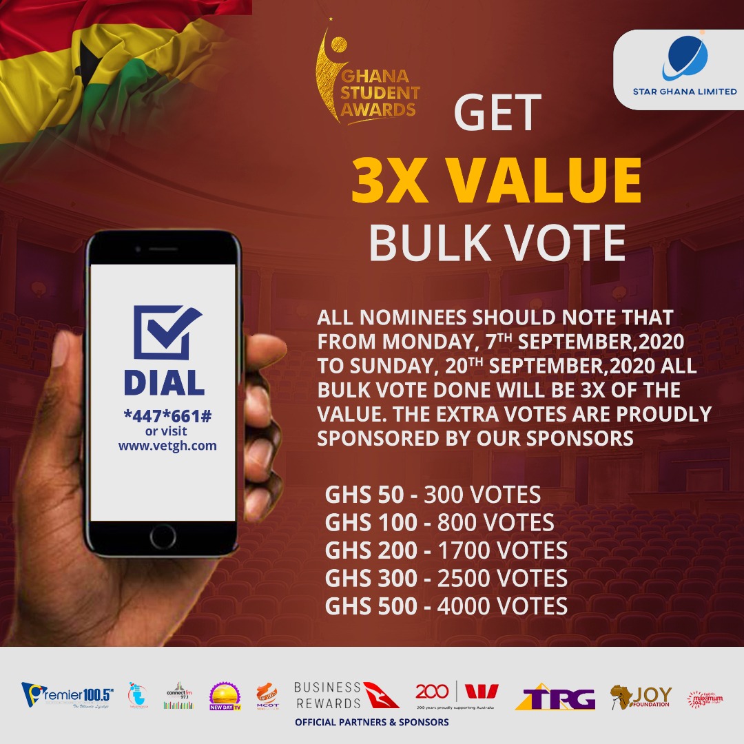 ghana_student's tweet photo. Great News to all nominee's https://t.co/rzxsnvaQUx