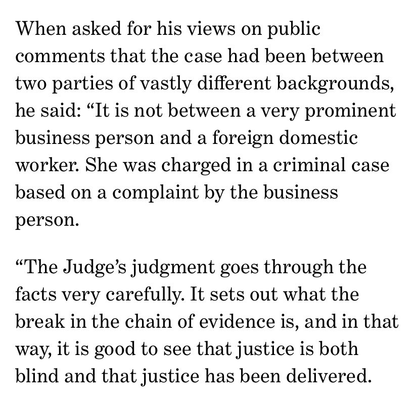 Shanmugam played down the Liews wealth and prominence in  #Singapore. But it *is* relevant that Liew Mun Leong is that wealthy and prominent — he runs in Singapore’s elite circles in positions of power, and he has now been revealed to be exploitative.