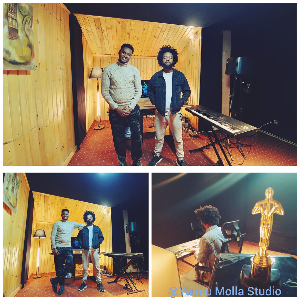 MollaYamlu's tweet photo. እንዲህ ተሽሎህና አምሮብህ ያዳነህን ቸሩን አምላክና እንዲሁም የደገፈህን የኢትዮጵያን  ሕዝብ ለማመስገን ከኔው እስቱዲዮ በአዲስ መንፈስ አዲስ ሙ��ቃ ይዘህ በመምጣተህና በመመልስህ እጅግ ደስ ብሎኛል። ሸጋው ባሕሪህ ግን ከሁሉ በላይ አኩሩቶኛል። https://t.co/rpI8MhmFNr