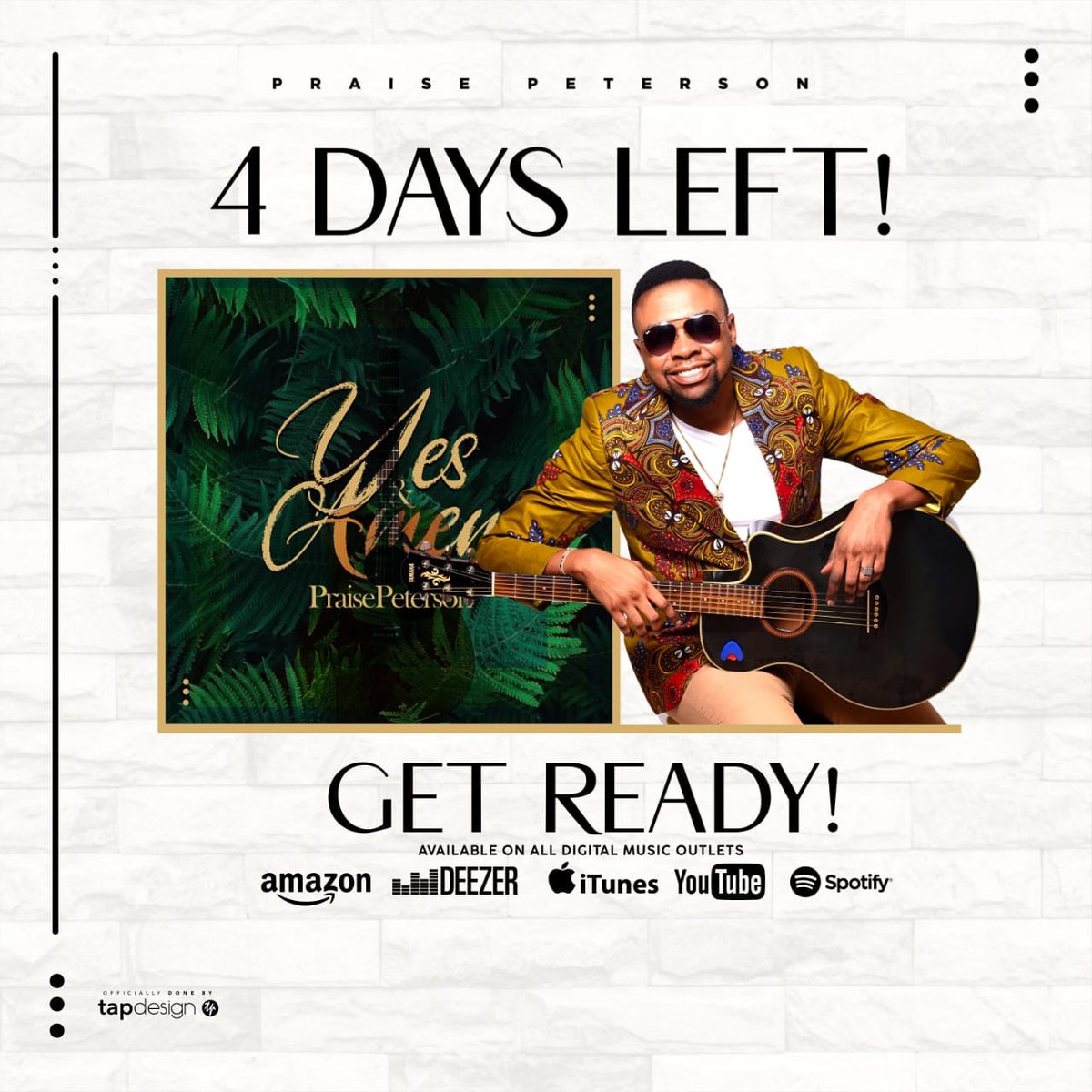 praise_peterson's tweet photo. ONLY 4 DAYS TO GO!!!!!! #yesandamenchallenge #praisepetersonmusic #sonofaprophet #yesandamen #promises #blessedinthecity #blessedinthecountry #2Cor120 https://t.co/lSP7hKSOqT