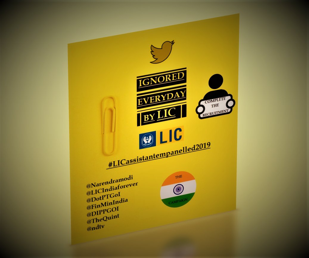 Vikash03148840's tweet photo. We want joining ASAP
@LICIndiaForever
#LICassistantempanelled2019
#TuesdayThoughts
#TuesdayMotivation
#speakup4licassistant1 @narendramodi
@DoPTGoI 
@FinMinIndia 
@DIPPGOI
@ndtv https://t.co/9DaxXbUbuU