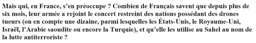 Ainsi dans cet article de Mediapart : il n’y a pas de débat parce que les Français ne savent pas (donc on va leur dire).