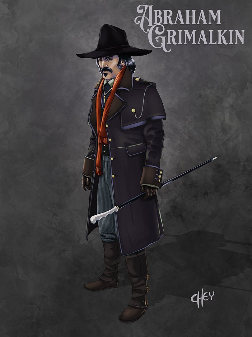 CheyenneWright's tweet photo. New art for my wizard investigator character in the @DTyrants podcast #Ateris https://t.co/fbrm9yI1vv #SavageWorlds https://t.co/L2kP13AIAs