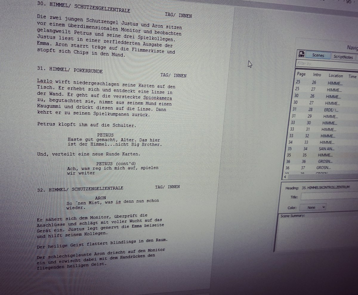 liquid_film's tweet photo. Postproduktionspausen werden mit Weiterentwicklung anderer Drehbücher überbrückt, allerdings gibt es zwischendurch schon noch Kaffee. 😉
#film #kamerafrau #carolinerosenau #finaldraft #filmproduktion #drehbuch #stoffentwicklung #mondaymood #editing #filmschnitt #postproduction https://t.co/VE2fL4dYg1