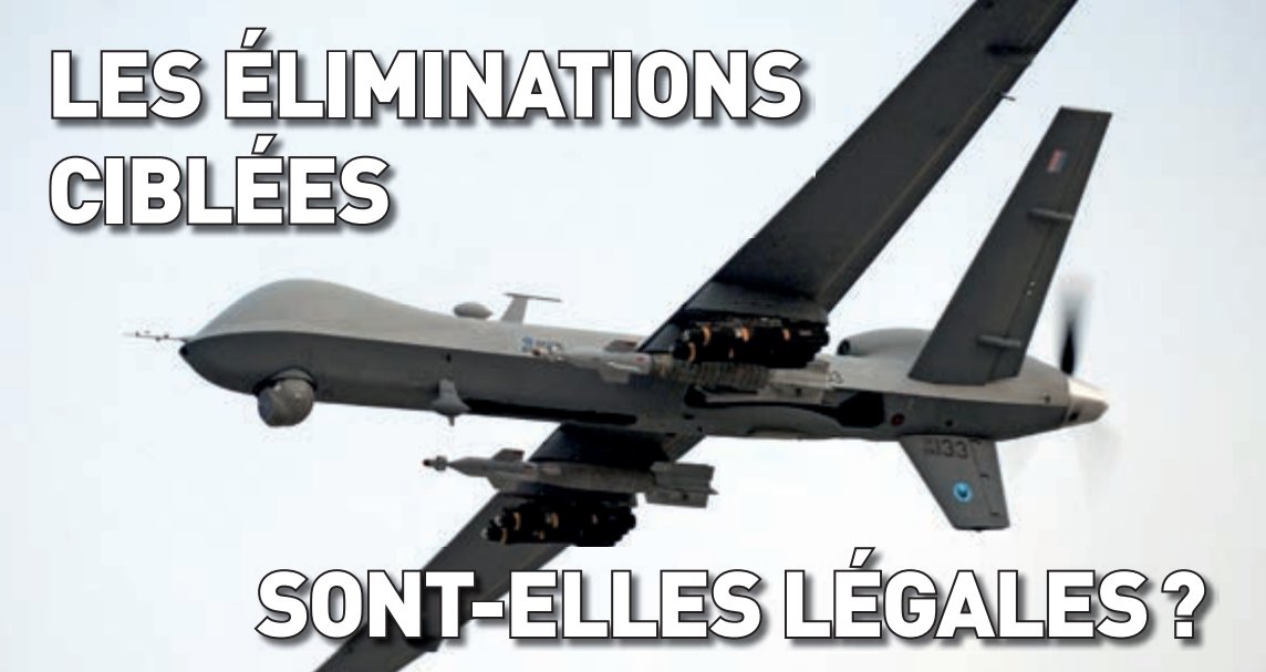 Dans ce cas, on ne parle pas d’assassinat mais d’ "élimination ciblée", puisque celle-ci n’est pas illégale si elle respecte par ailleurs le droit international humanitaire. Sur ce point, j’avais commis un papier dans  @DSI_Magazine  http://www.jbjv.com/IMG/pdf/JBJV_2016_-_Les_eliminations_ciblees_sont-elles_legales.pdf