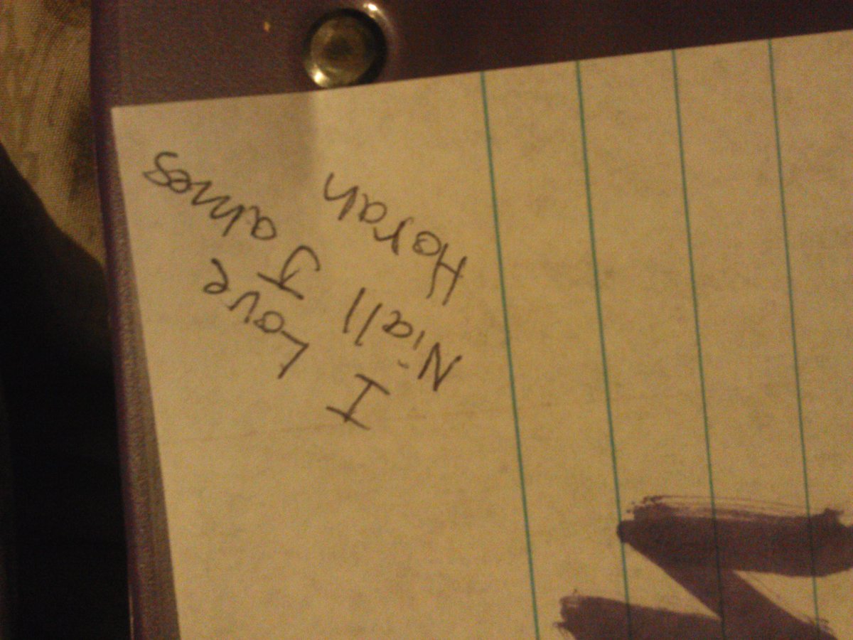 Exhibit 19: I used to write “I love...” and one of the boys and 1d on each one of my loose leaf school papers... 