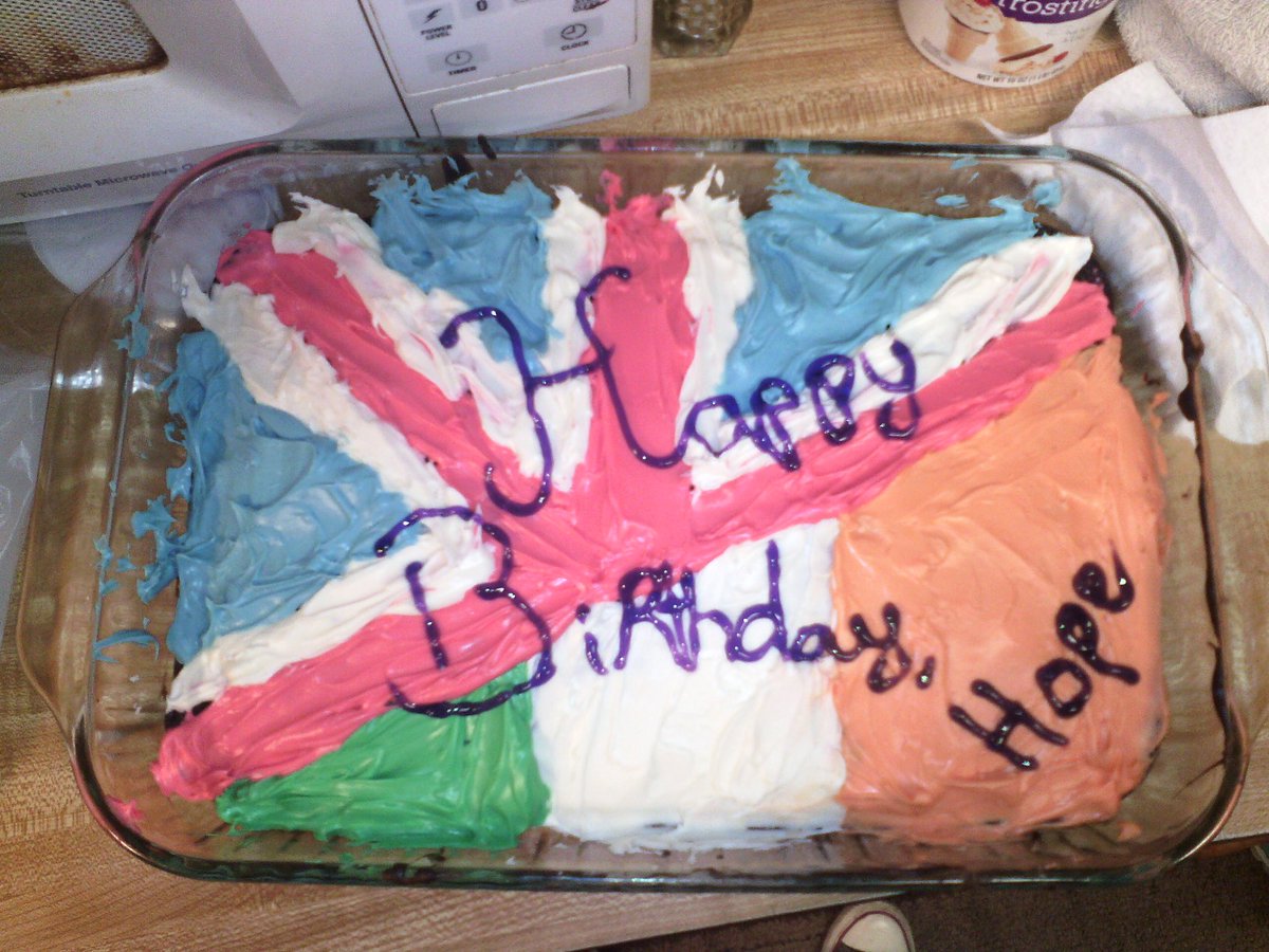 Exhibit 20: 16th or 17th bday cake  look at the capitol R in the middle doe 