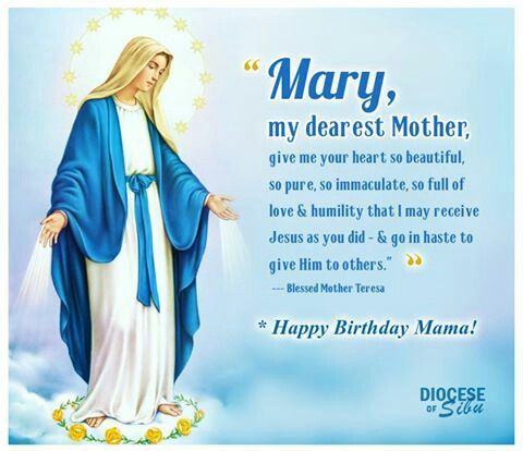 Wangeci🇰🇪 On Twitter: "Queen Of Heaven And Earth Mother Mary..happy Happy Birthday Mama💕💕 We Celebrate Your Nativity Today🌹🌹....Hail Holy Queen🌹 Always Live By The Message Of Fatima #Mamangina #Mothermary Https://T.co/Rk2W32Tdry" / Twitter