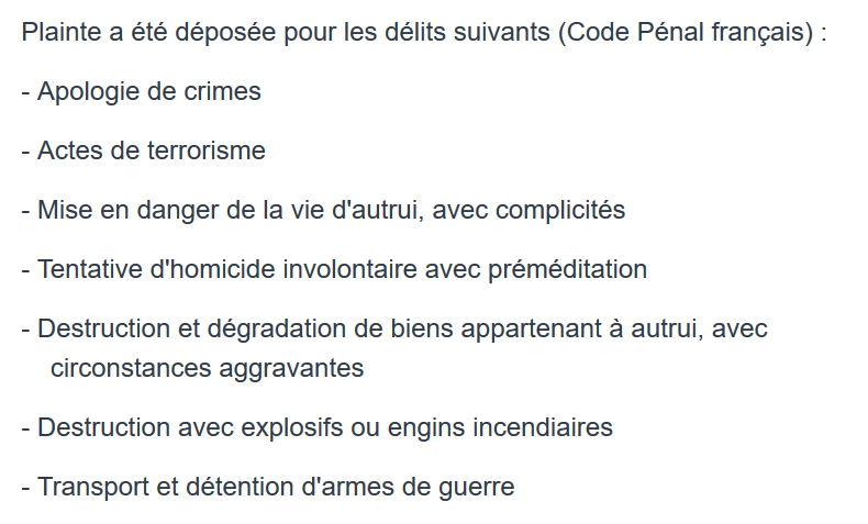 22/ Une plainte pénale est déposée en mai 2003 par le Conseil Mondial des Travailleurs du Nucléaire (WONUC) mais, à ma connaissance, celle-ci n’a pas abouti.