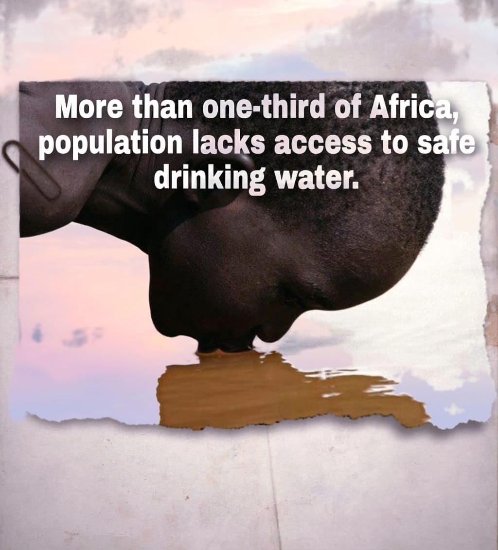 letwaterlive's tweet photo. More than one-third of Africa, population lack access to safe drinking water.
It might be just #water for you but it's a luxury that most people don't have and it's very unfortunate #dontwastewater and support #letwaterlive and become the part of our community https://t.co/ywPU6lcjC9