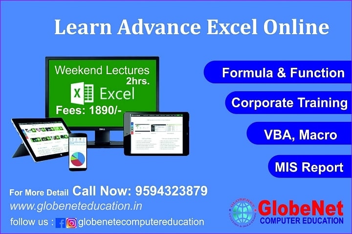 GlobeNet_Edu's tweet image. #onlineclasses #advanceexcelonline #advanceexcel #Excel #globenet