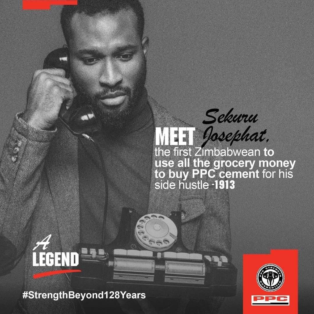ppczimbabwe's tweet photo. New day, new history lesson! Life before the PPC Online store, we now have #StrengthBeyond. #MeetChallenge #TheFirst https://t.co/ilHZwzChsF